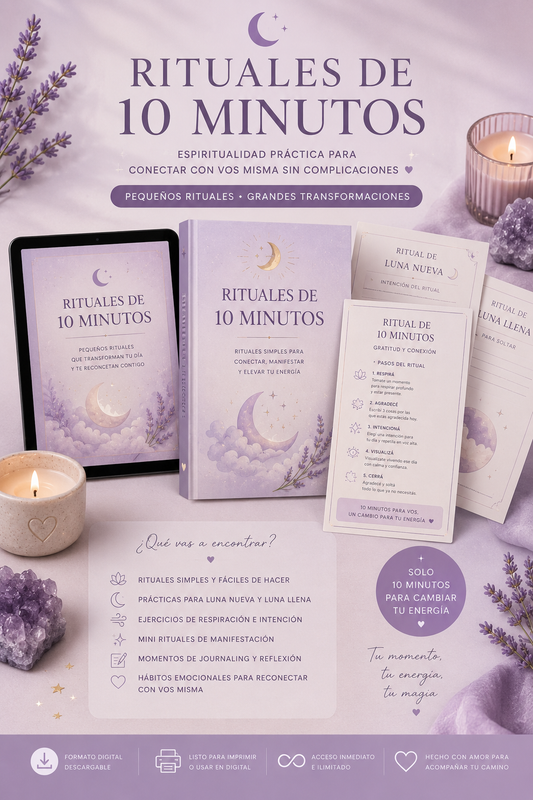 🌙 RITUALES DE 10 MINUTOS ✨
