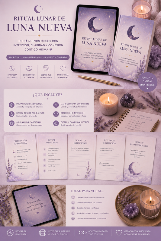 ✨ RITUAL LUNAR DE LUNA NUEVA 🌑